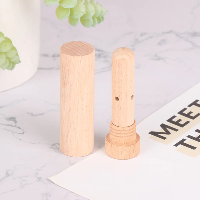 Diffuseur d'arômes en bois pour huiles essentielles avec mèches