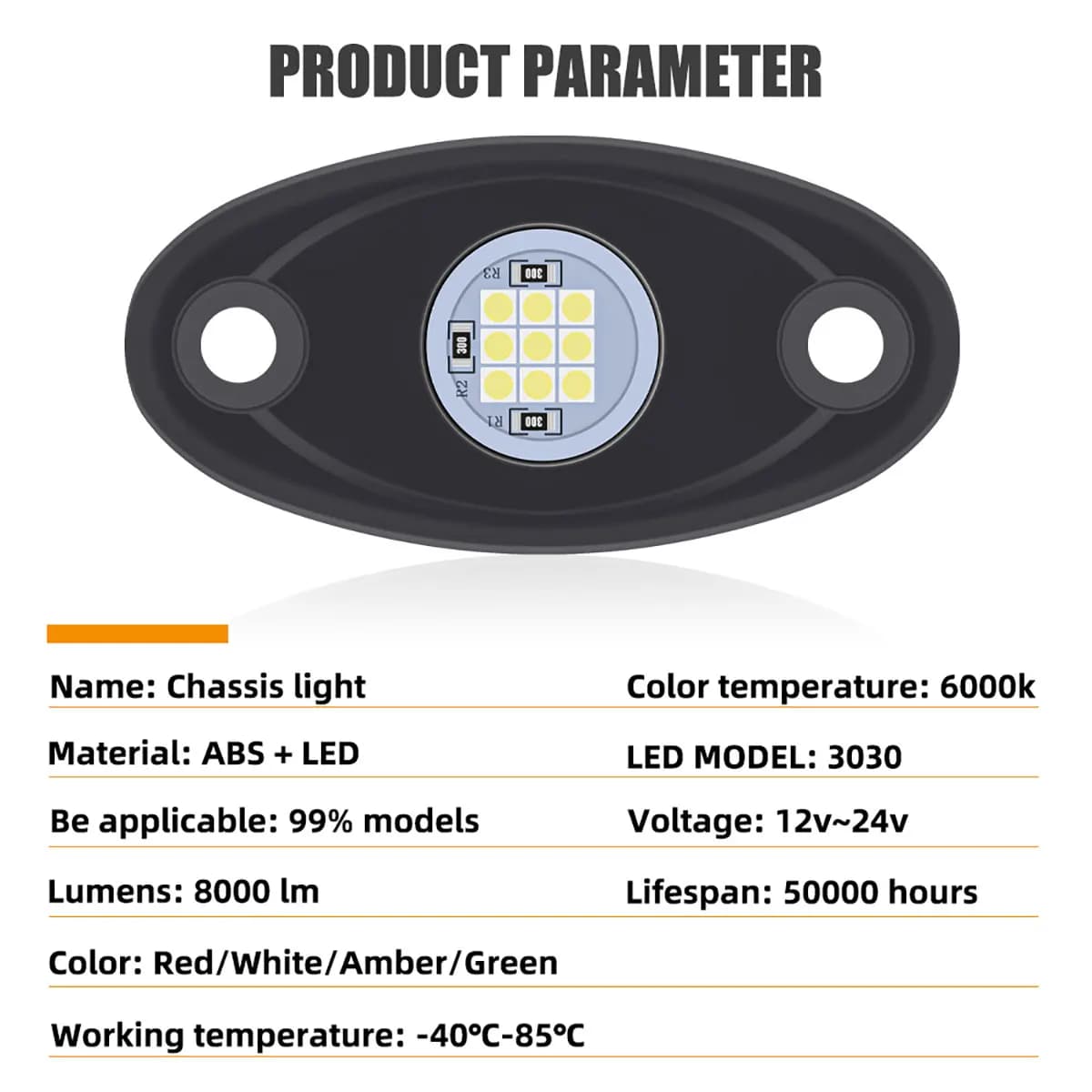 Lumière LED Rock pour roue de moto, lumière décorative d'ambiance pour Dune Buggy atv camion pick-up hors route Jeep SUV UTV