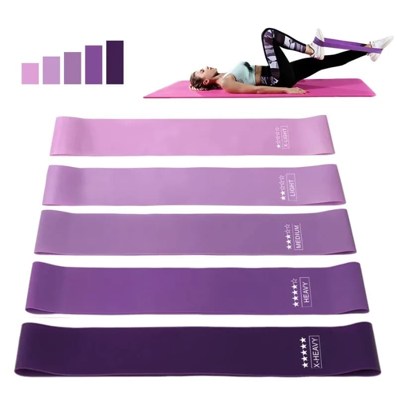 Bandes de Résistance Élastiques pour Entraînement à Domicile