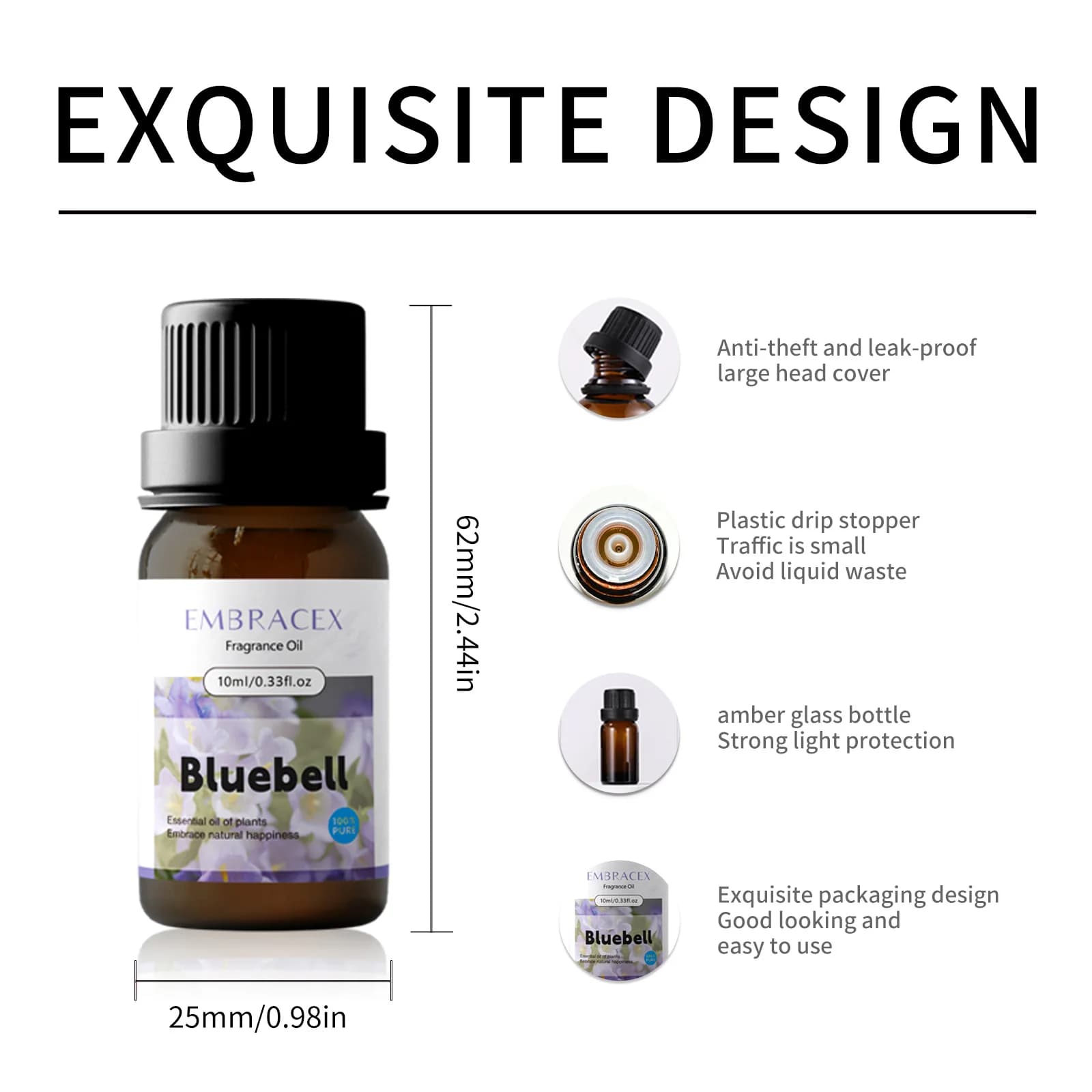 Huile essentielle de Bluebell 10 ml