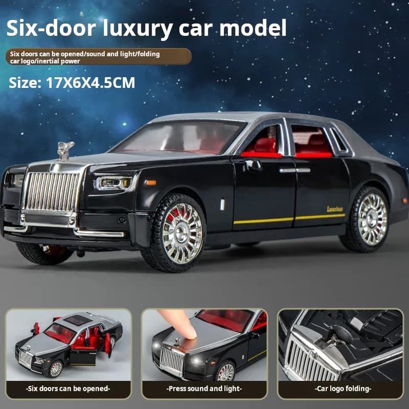 1:32 Simulation Rolls-Royce Phantom modèle de voiture ornements de luxe en plastique voiture berline enfants jouet voiture garçon Collection
