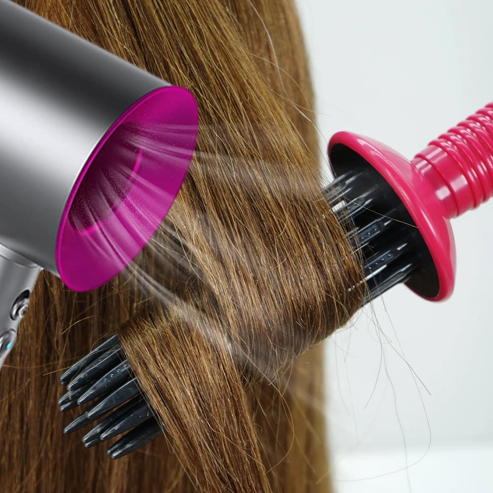 Peigne professionnel en rouleau de friser pour cheveux, brosse ronde, outils de coiffure, Portable, antidérapant, peigne en rouleau bouclé de voyage