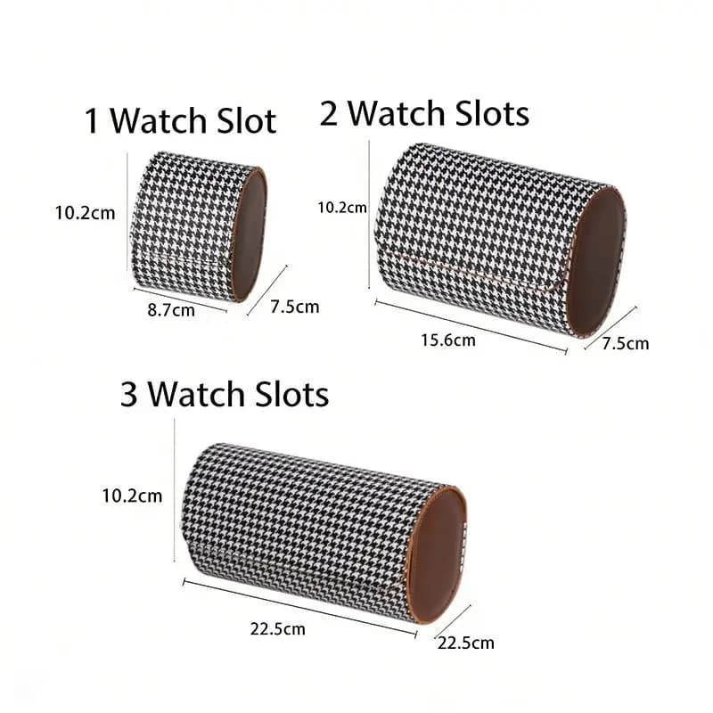 Étui de voyage pour montres - Boîte de rangement et organisateur pour 1/2/3