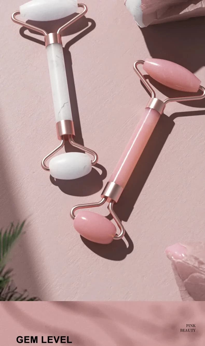 Rouleau de massage facial en résine pour le visage, le cou et les yeux – Outil de soin et de beauté pour le corps et les muscles