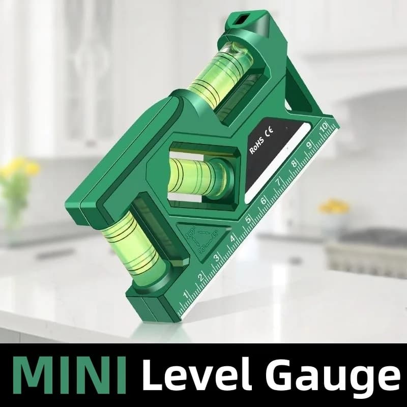 Mini jauge de niveau de haute précision, mesure horizontale et verticale, règle métrique, rapporteur, jauge de niveau de poche magnétique Portable pour la maison