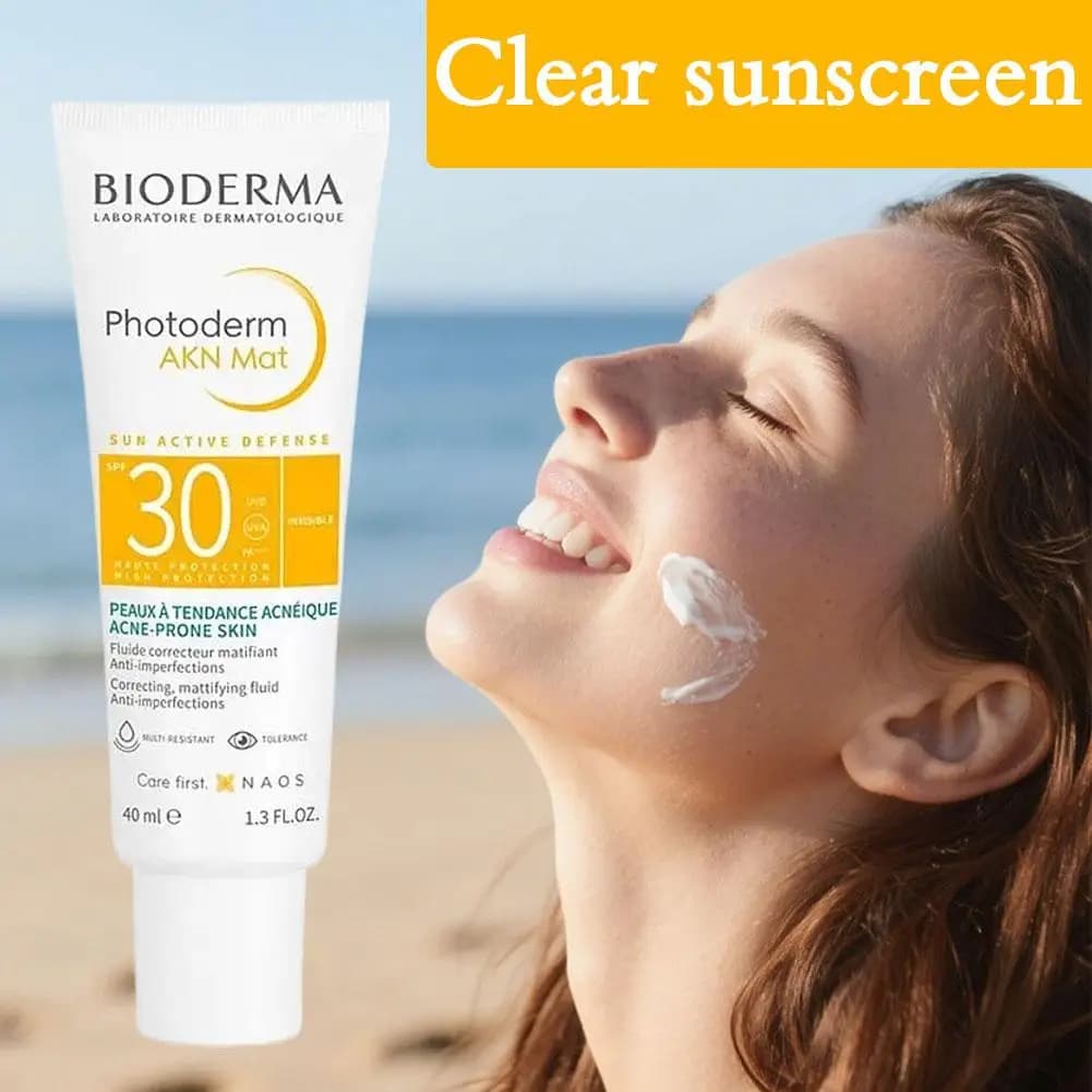 Crème solaire BIODERMA SPF50 – Légère et non grasse pour tous types de peaux, protection résistante à l'eau pour le visage et le corps