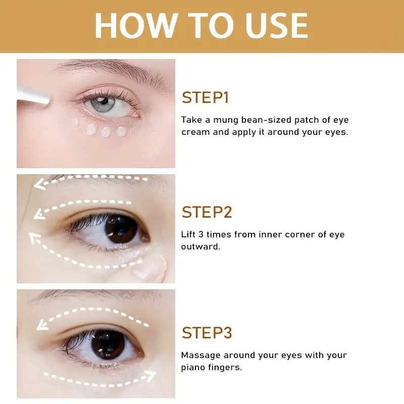 Crème pour les yeux au collagène